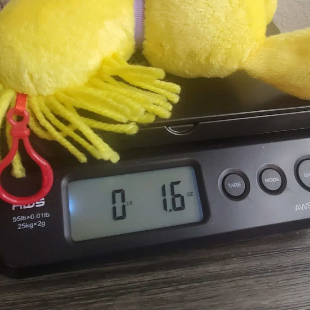 Peanuts Plush Woodstock Be My Valentine Purple Heart Key Clip/Backpack Belt Clip